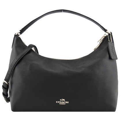 COACH 素面皮革马鞍型肩背/斜背包(多色选)F36628