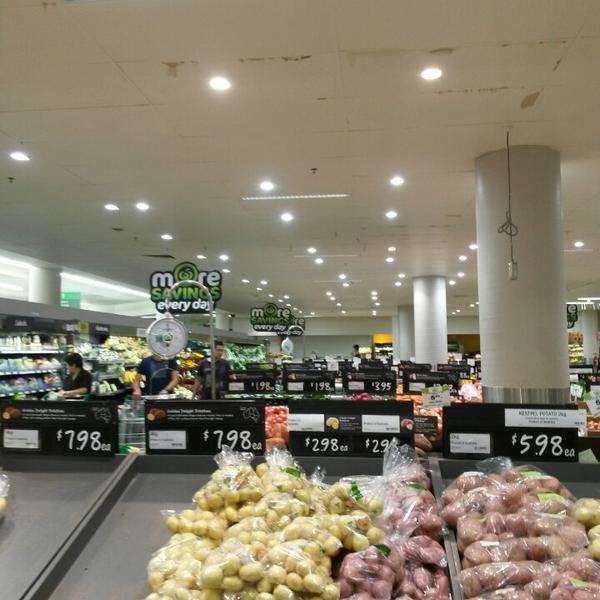 Photo taken at Woolworths by Daniel W. on 2/11/2014