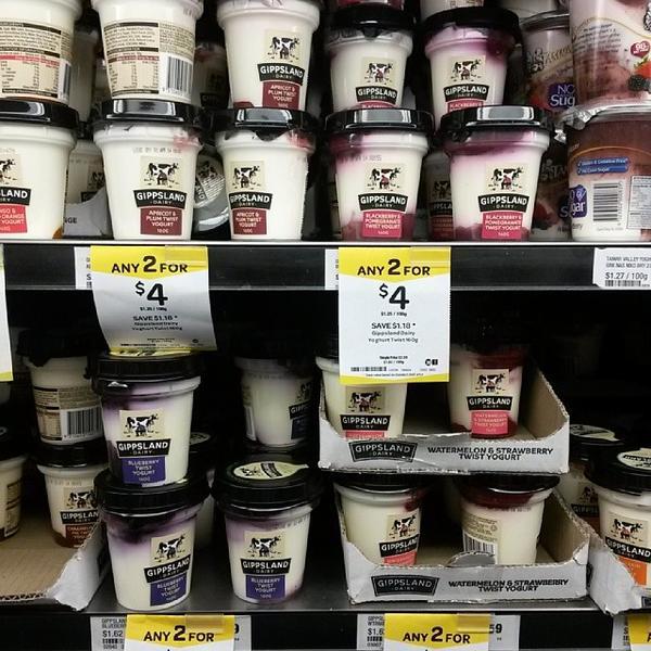 Photo taken at Woolworths by Daniel W. on 3/17/2014