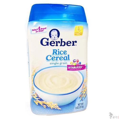 Gerber 嘉宝纯大米糊 227g/罐