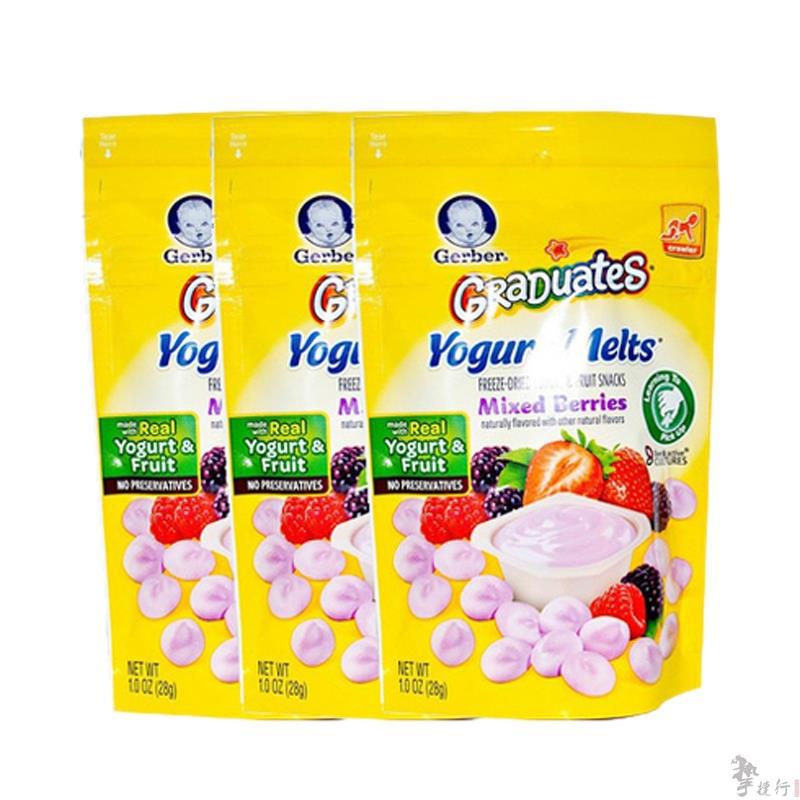 Gerber 酸奶莓子融融豆28克/包