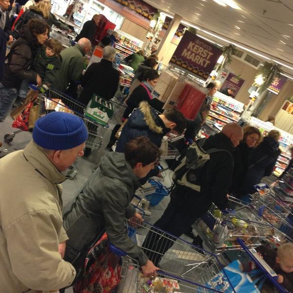 Photo taken at Albert Heijn by Ludo R. on 12/22/2012