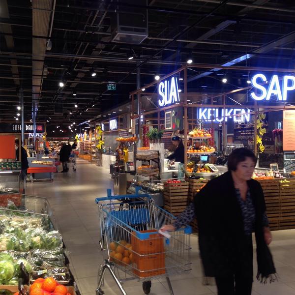 Photo taken at Albert Heijn XL by Sam M. on 3/17/2015