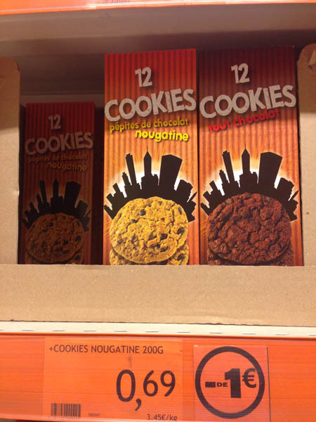 黑巧克力曲奇饼干