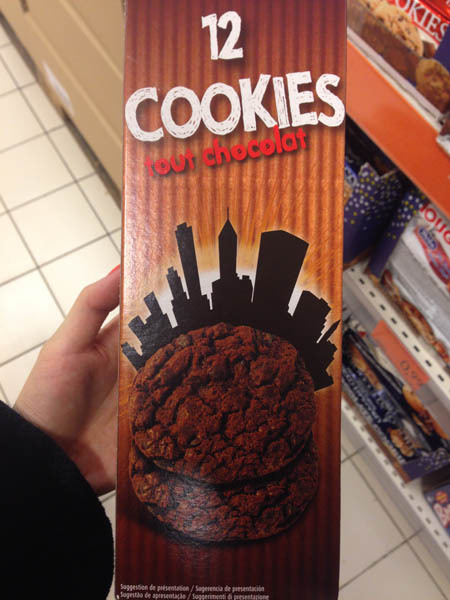 黑巧克力曲奇饼干