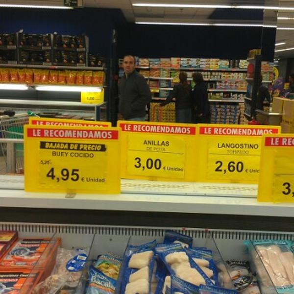 Photo taken at Mercadona by Daniella S. on 10/20/2012