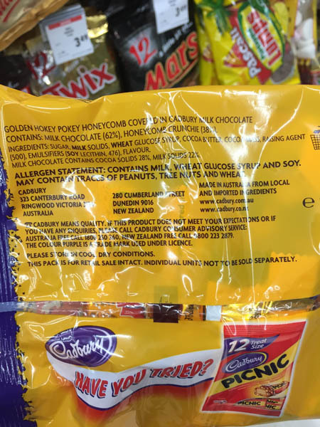 Cadbury Crunchie 系列巧克力