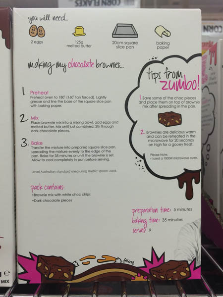 澳大利亚进口巧克力布朗尼 -Adriano zumbochoc巧克力布朗尼600g