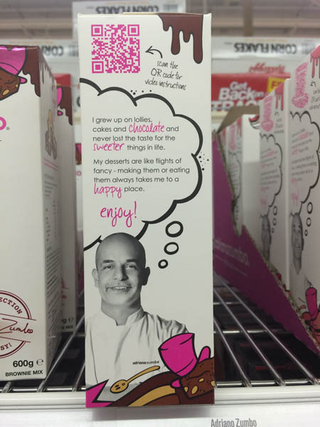 澳大利亚进口巧克力布朗尼 -Adriano zumbochoc巧克力布朗尼600g