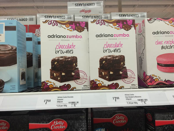 澳大利亚进口巧克力布朗尼 -Adriano zumbochoc巧克力布朗尼600g