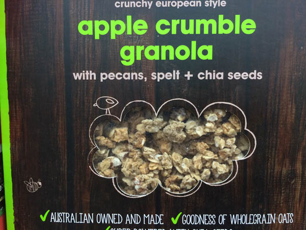 澳大利亚进口苹果麦片-Five:Am苹果酥格兰诺拉麦片450g 澳大利亚进口苹果麦片-Five:Am苹果酥格兰诺拉麦片450g