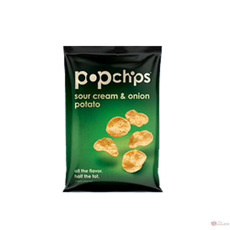 POP CHIPS 美国爆制薯片 香甜洋葱酸奶油味 99g/袋