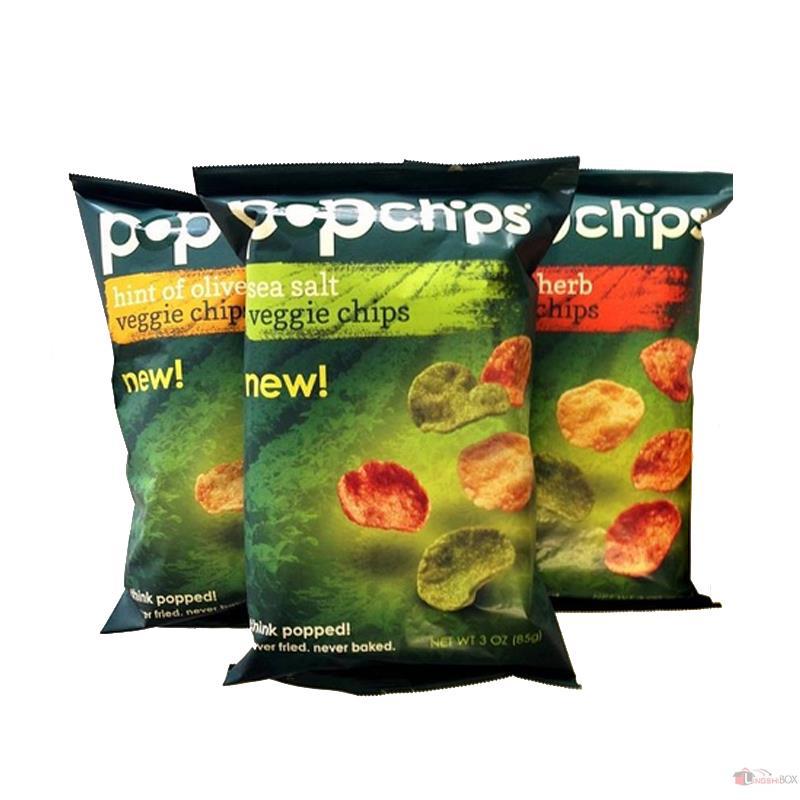 POP CHIPS 美国爆制橄榄油蔬菜片薯片 85g/袋
