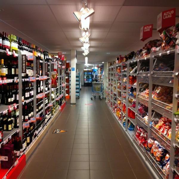 Photo taken at Albert Heijn by Dave Z. on 10/12/2012