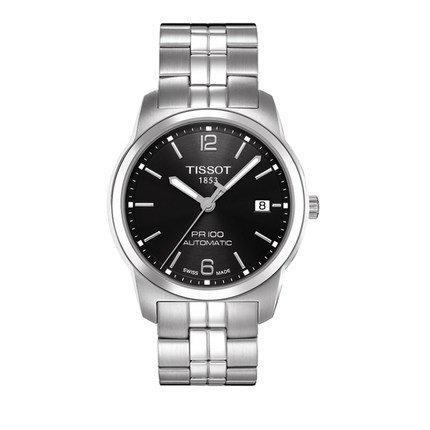 海外直邮TISSOT/天梭 PR100机械男表钢带手表T049.407.11.057.00