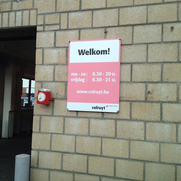 Photo taken at Colruyt by Stefan C. on 10/23/2013