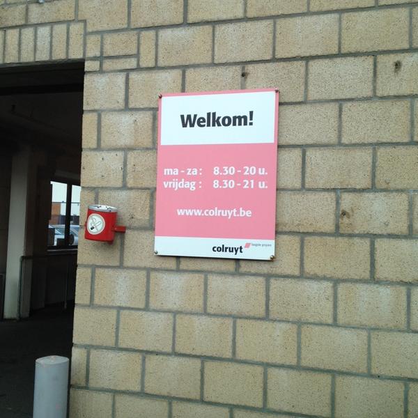 Photo taken at Colruyt by Stefan C. on 10/23/2013