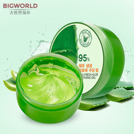 The Saem/得鲜95%补水保湿美白芦荟胶完美晒后修复祛痘印免洗面膜 The Saem/得鲜95%补水保湿美白芦荟胶完美晒后修复祛痘印免洗面膜