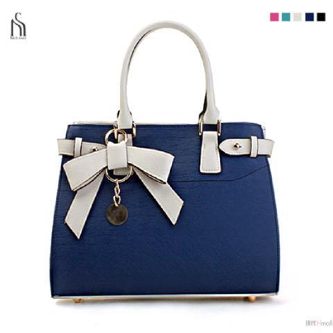 McLaNEE 斜背包单肩包蝴蝶结装饰(藏青色) McLaNEE 斜背包单肩包蝴蝶结装饰(藏青色)