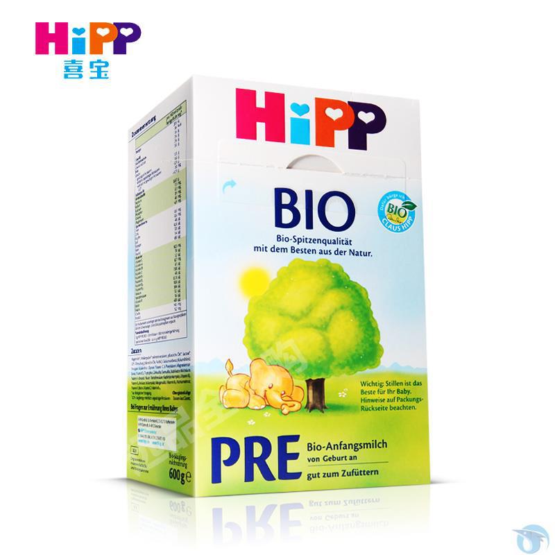 德国进口喜宝有机奶粉-hipp喜宝 PRE段 有机婴儿奶粉600g 德国进口喜宝有机奶粉-hipp喜宝 PRE段 有机婴儿奶粉600g