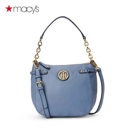 Tommy Hilfiger女士手提斜挎两用包真皮单肩包Macy's2612516200 Tommy Hilfiger女士手提斜挎两用包真皮单肩包Macy's2612516200