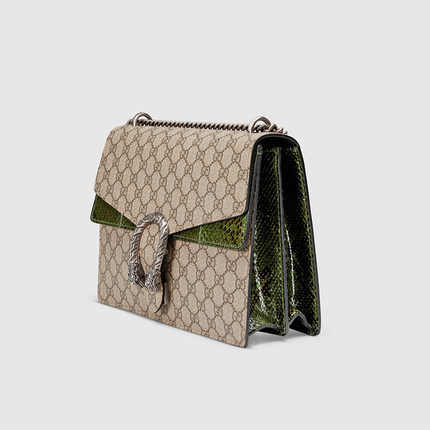 Gucci/古奇gucci女包15新款蟒蛇皮拼接单肩包403348 KHNNN 8665 Gucci/古奇gucci女包15新款蟒蛇皮拼接单肩包403348 KHNNN 8665