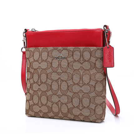 COACH/蔻驰专柜正品女包女士竖款长款花纹拉链单肩包斜挎包小包包 COACH/蔻驰专柜正品女包女士竖款长款花纹拉链单肩包斜挎包小包包