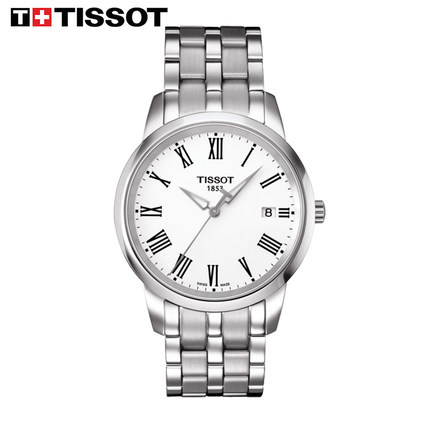 Tissot/天梭 T-CLASSIC系列男士手表石英表T033.410.11.013.01