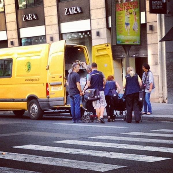 Photo taken at Monoprix by Thibault d. on 8/23/2012