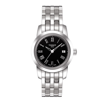 海外直邮TISSOT/天梭 梦幻系列石英表钢带女表T033.210.11.053.00