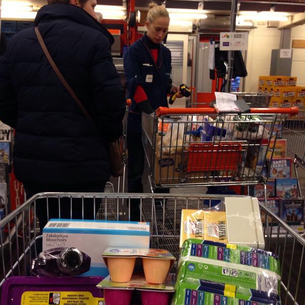 Photo taken at Colruyt by Tommie Harnie V. on 12/13/2014