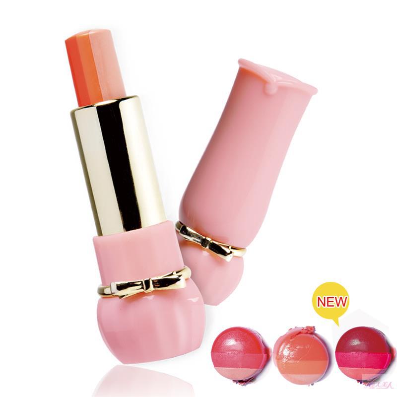 Miss Hana三色立体唇膏-陶醉嫩橘RTMH035C2