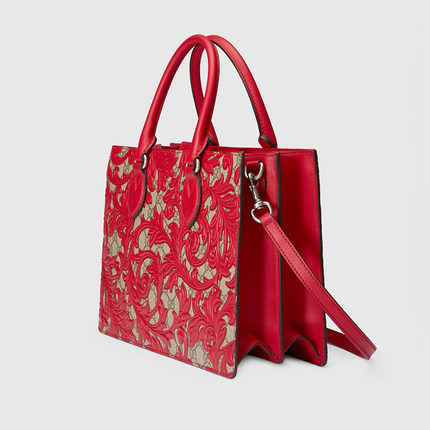 Gucci/古奇gucci女包15新款蔓藤花纹单肩手提包409531 KLQPN 9778