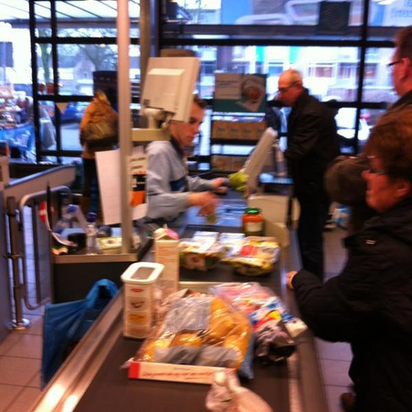 Photo taken at Albert Heijn by Ivo V. on 2/23/2012