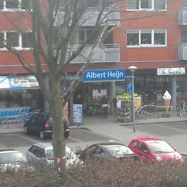 Photo taken at Albert Heijn by Deborah D. on 3/6/2012