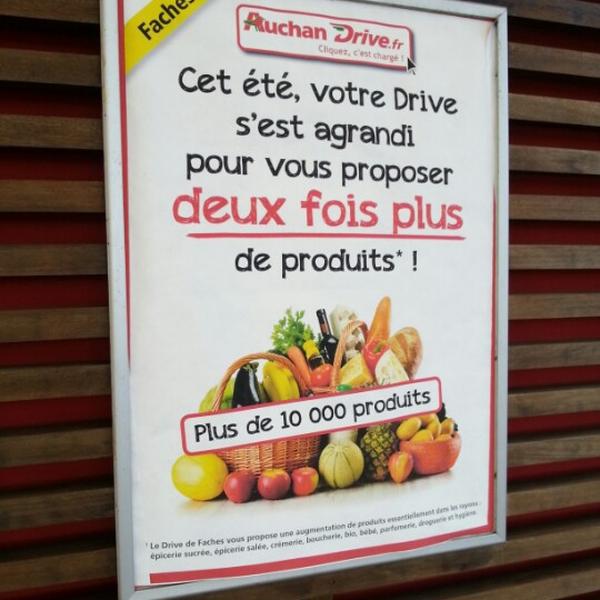 Photo taken at Auchan by Nicolas M. on 8/18/2012