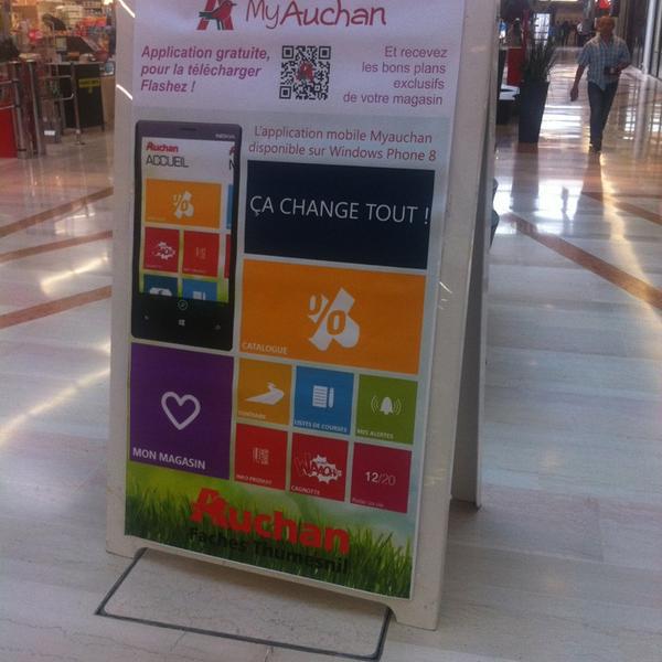 Photo taken at Auchan by charles A. on 8/19/2013