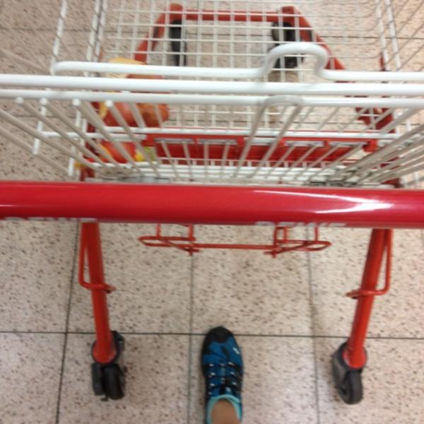 Photo taken at REWE by Pınar S. on 7/5/2012
