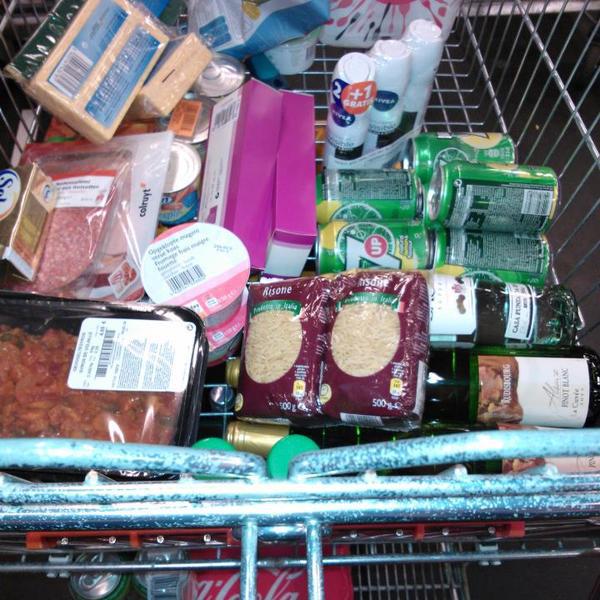 Photo taken at Colruyt by sharon v. on 3/12/2014