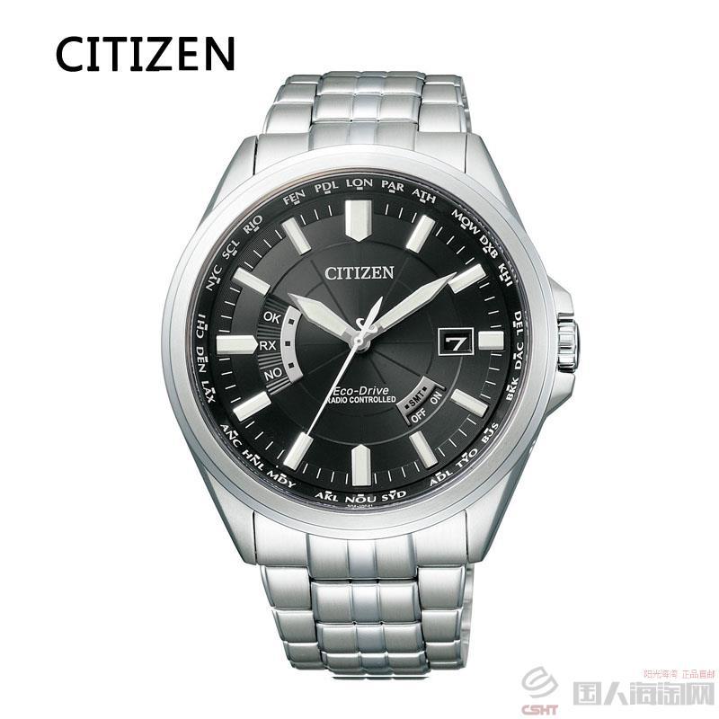 日本进口光动能手表-西铁城CITIZEN蓝宝石光动能电波男表CB0011-69E(黑色) 日本进口光动能手表-西铁城CITIZEN蓝宝石光动能电波男表CB0011-69E(黑色)