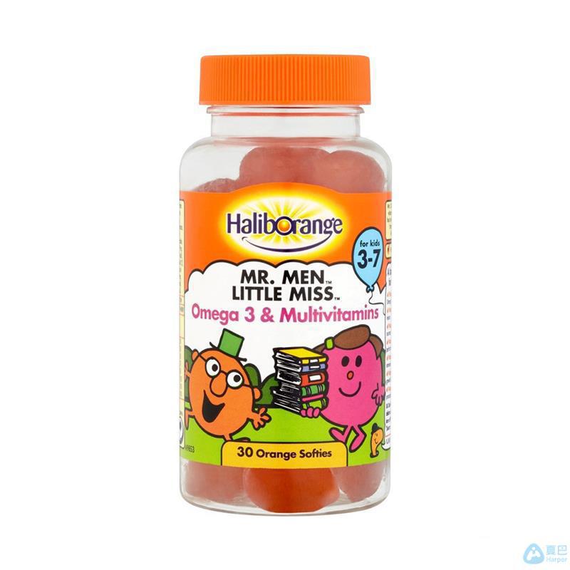 【夏巴优选】英国Haliborange Omega3复合维他命 儿童咀嚼软糖3至7岁 【夏巴优选】英国Haliborange Omega3复合维他命 儿童咀嚼软糖3至7岁