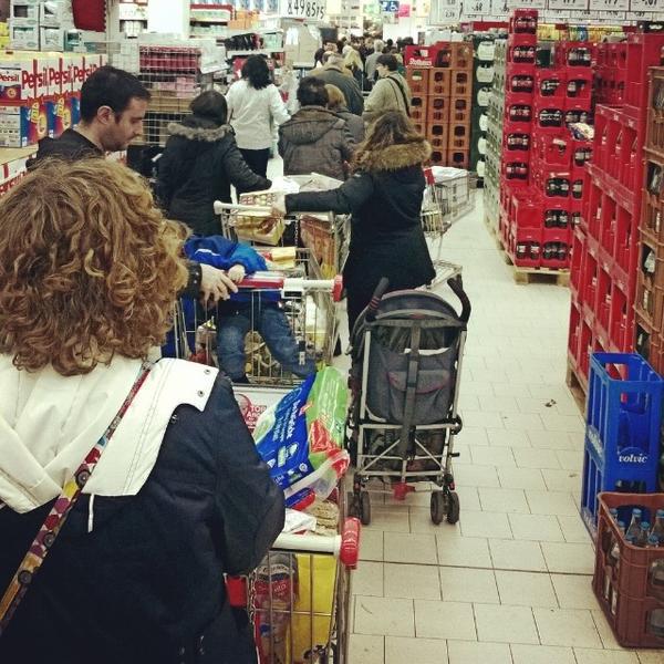 Photo taken at Kaufland by Marcus B. on 12/23/2013