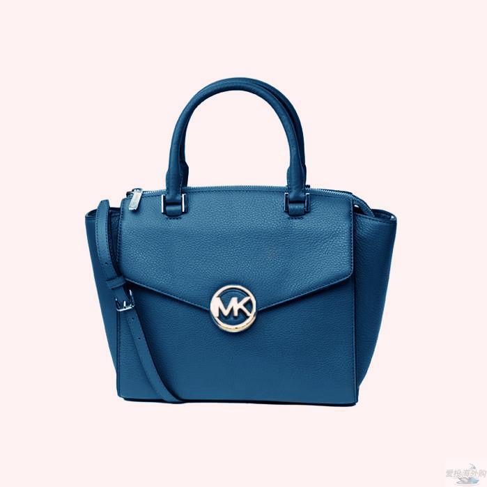 Michael kors/迈克 科尔斯 MK 35H4GHUS3l牛皮女士蝙蝠包单肩手提包(蓝色)