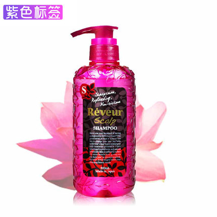 海外直邮日本正品Reveur无硅洗发水头皮护理型500ml保湿润泽修护