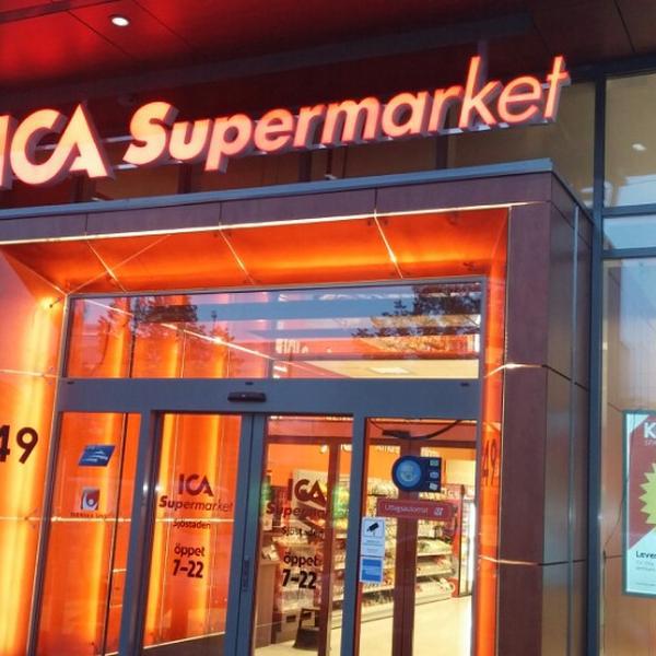 Photo taken at ICA Supermarket by Dejan D. on 5/16/2014