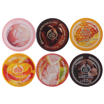 The Body Shop润唇膏/唇蜜唇彩10ml/芒果/蜂蜜/西柚//朱古力