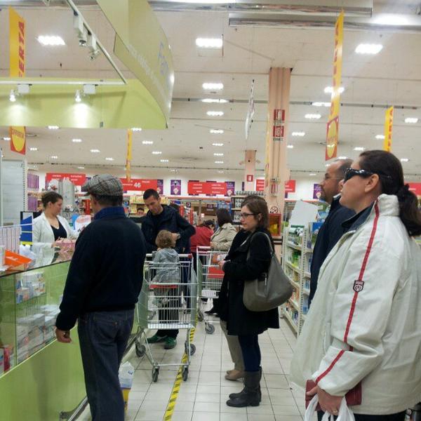 Photo taken at Auchan by Marco S. on 4/22/2012-意大利威尼托布索伦戈费尔里那 Photo taken at Auchan by Marco S. on 4/22/2012