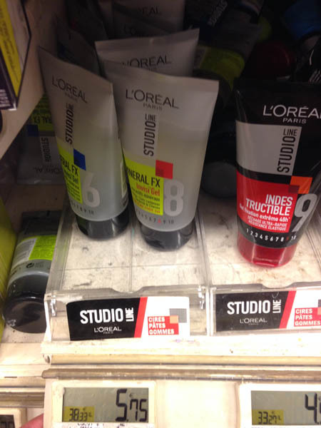 头发定型膏L'Oreal黄管