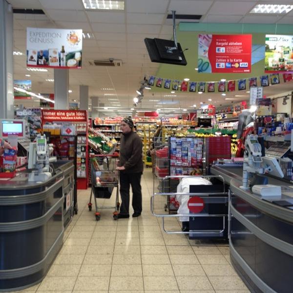 Photo taken at REWE by Rouven K. on 4/26/2012