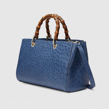 Gucci/古奇gucci女包15新款鸵鸟皮竹节柄单肩包323660 EVK0G 4246 Gucci/古奇gucci女包15新款鸵鸟皮竹节柄单肩包323660 EVK0G 4246